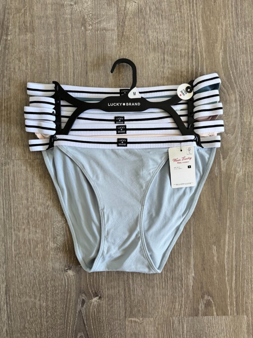 Lucky Brand Midrise String Bikini Underwear | Multicolor 5 Pack
